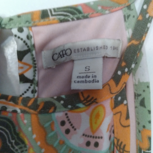 Womens Cato Multicolor Maxi Dress Pockets - Picture 3 of 6